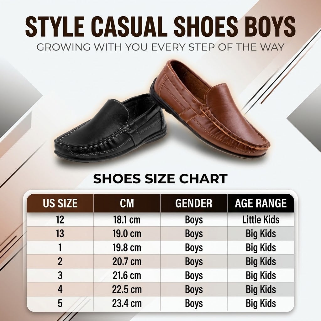Josmo Boat Style Casual Shoes Boys SlipOn Everyday Wear Comfort Fit Durable Classic Style (Little Kid / Big Kid)