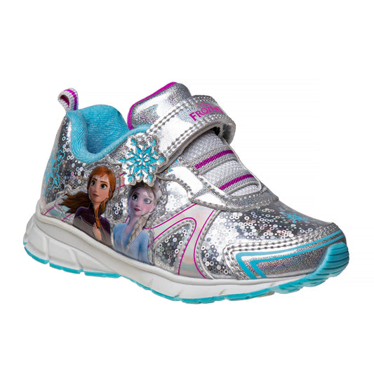Disney Girl Frozen II hook and loop closure Sneaker (Toddlers/Little Kids)