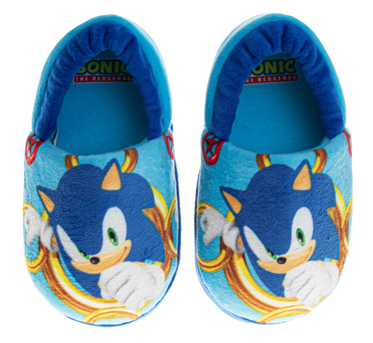 Sonic the Hedgehog Slippers - Kids House Shoes Lightweight Plush Warm Comfort Soft Aline Slipper (toddlers - little kids)
