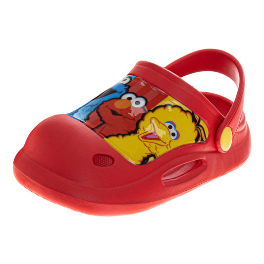 Sesame Street Clogs for Girls Casual Comfortable SlipOn Easy Clean (Toddler / Little Kid)