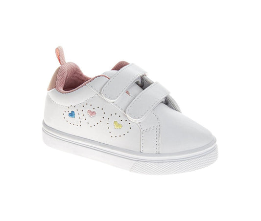 Laura Ashley Sneakers Girls' Fashion Forward Stylish Everyday Wear Comfort Fit Durable Easy On/Off (Toddler / Little Kid)