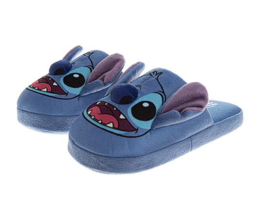 Disney Kids Lilo and Stitch Slippers for Girls' Stitch Plush Warm Soft Aline Comfy Lightweight House Shoes (Little Kids/Big Kids)