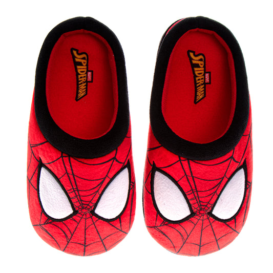 Marvel Spiderman Slippers The Amazing Spidey Boys House Shoes Indoor Cozy Plush Slippers