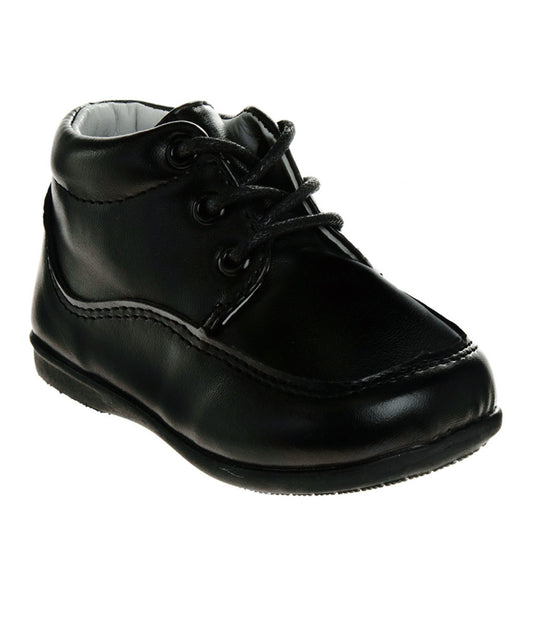 Josmo LaceUp Walking Dress Shoes Boys' Soft Sole First Steps Formal Wear Comfort Fit Durable (Infant / Toddler)