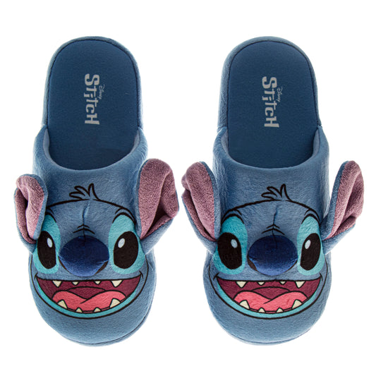 Disney Lilo and Stitch Slippers for Girls - Stitch Plush Warm Soft Aline Comfy Lightweight House Shoes