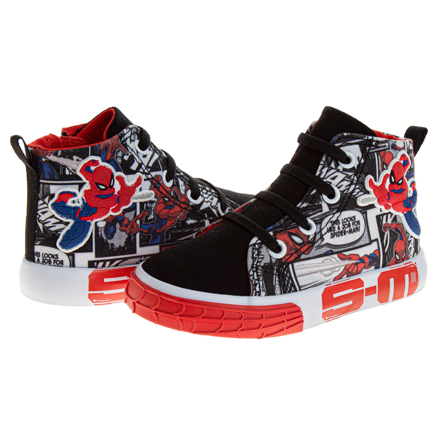 Spider-Man Boys' High Top Sneakers (Toddlers)
