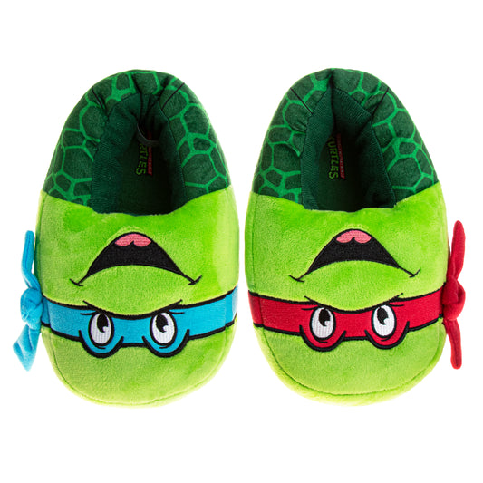 Nickelodeon Teenage Mutant Ninja Turtles Boys' Slippers Soft, Cozy, and Fun SlipOns (Little Kid)