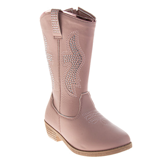 Kensie Girls' Western Boots Stylish Casual MidCalf Cowboy Style (Little Kid / Big Kid)