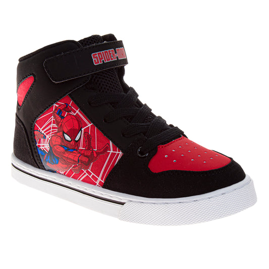 Spider-Man Boys Vintage High Top Sneakers
