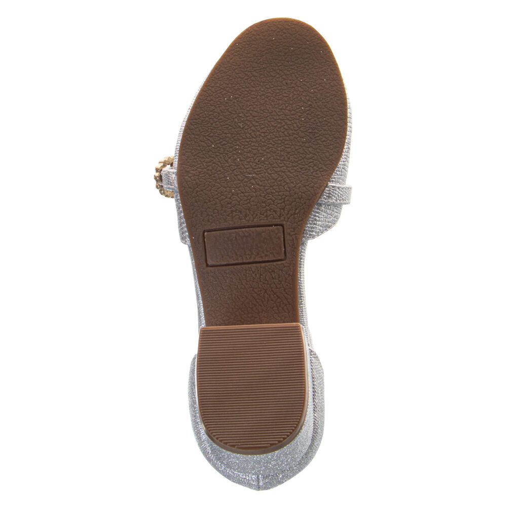 Badgley Mischka Dress Shoes Girls' Elegant Sparkle Formal Occasion Fashion Forward Comfort Fit (Little Kid / Big Kid)