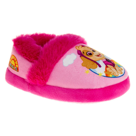 Nickelodeon Paw Patrol Toddler Girls' Dual Sizes Slippers