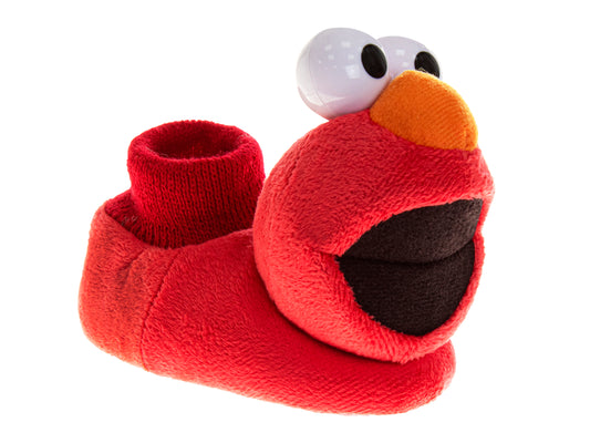 Sesame Street Happy Elmo Dual Sizes Boys Slippers (Toddlers)