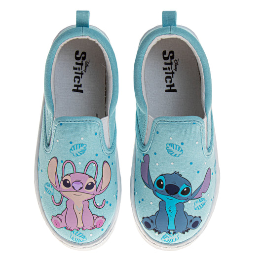 Disney Stitch Girls Slip-on Low Top Canvas Sneakers (Toddler)