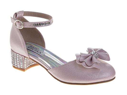 Badgley Mischka Dress Shoes Girls' Elegant Sparkle Fashion Forward Comfort Fit (Little Kid / Big Kid)