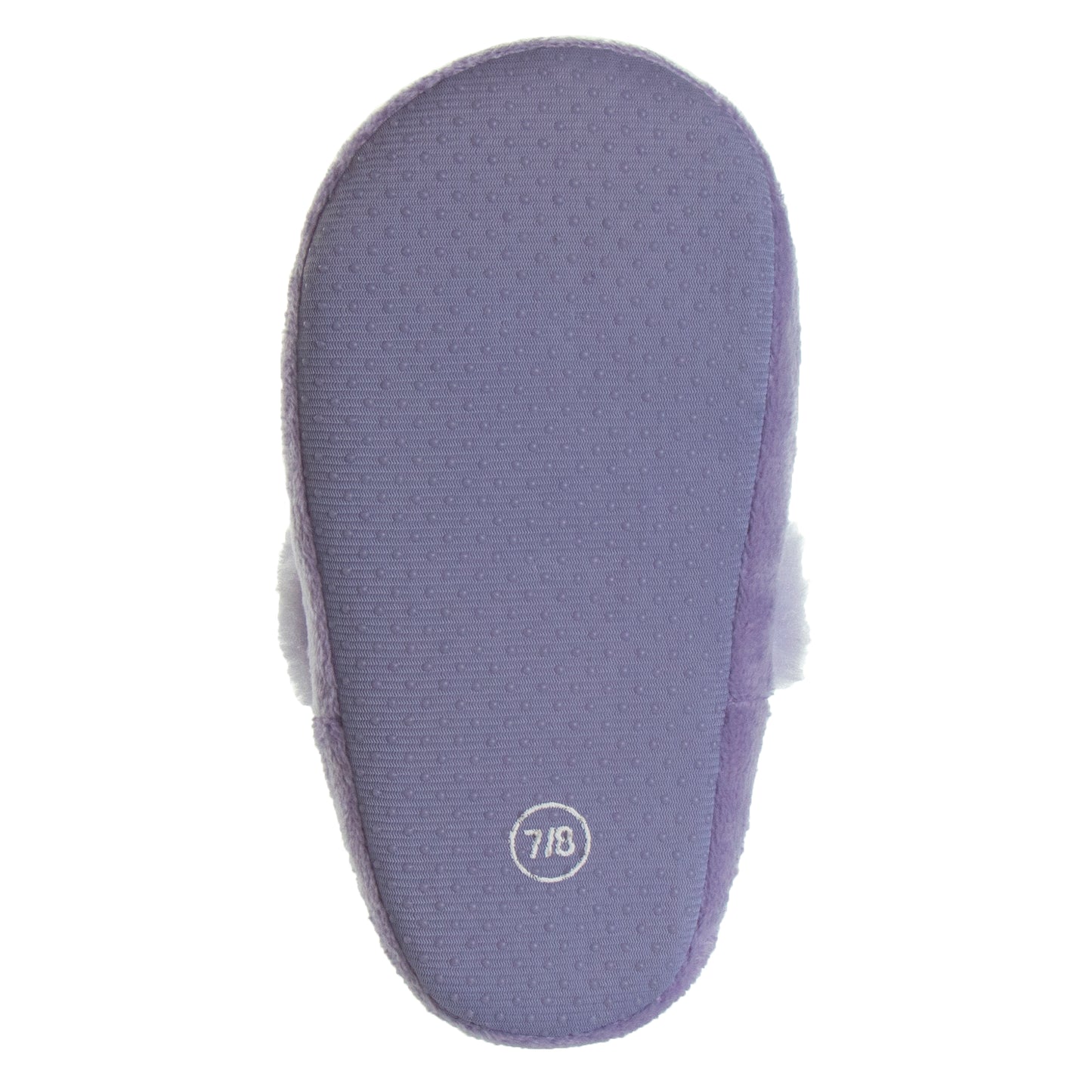 Disney Frozen Girls Slippers - Elsa and Anna Plush Lightweight Warm Comfort Soft Aline House Shoes - Purple (sizes 5-12 Toddler)