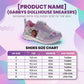 Gabby's Dollhouse Girls' Light-Up Sneakers, Hook and Loop Athletic Running Shoes for School, Play, and Everyday Wear (Toddler/Little Kid)