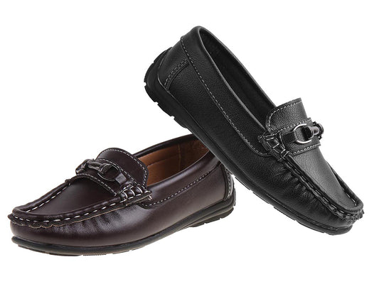 Josmo Loafer Boys  SlipOn Casual Dressy Comfort Fit Flexible Sole (Toddler / Little Kid)