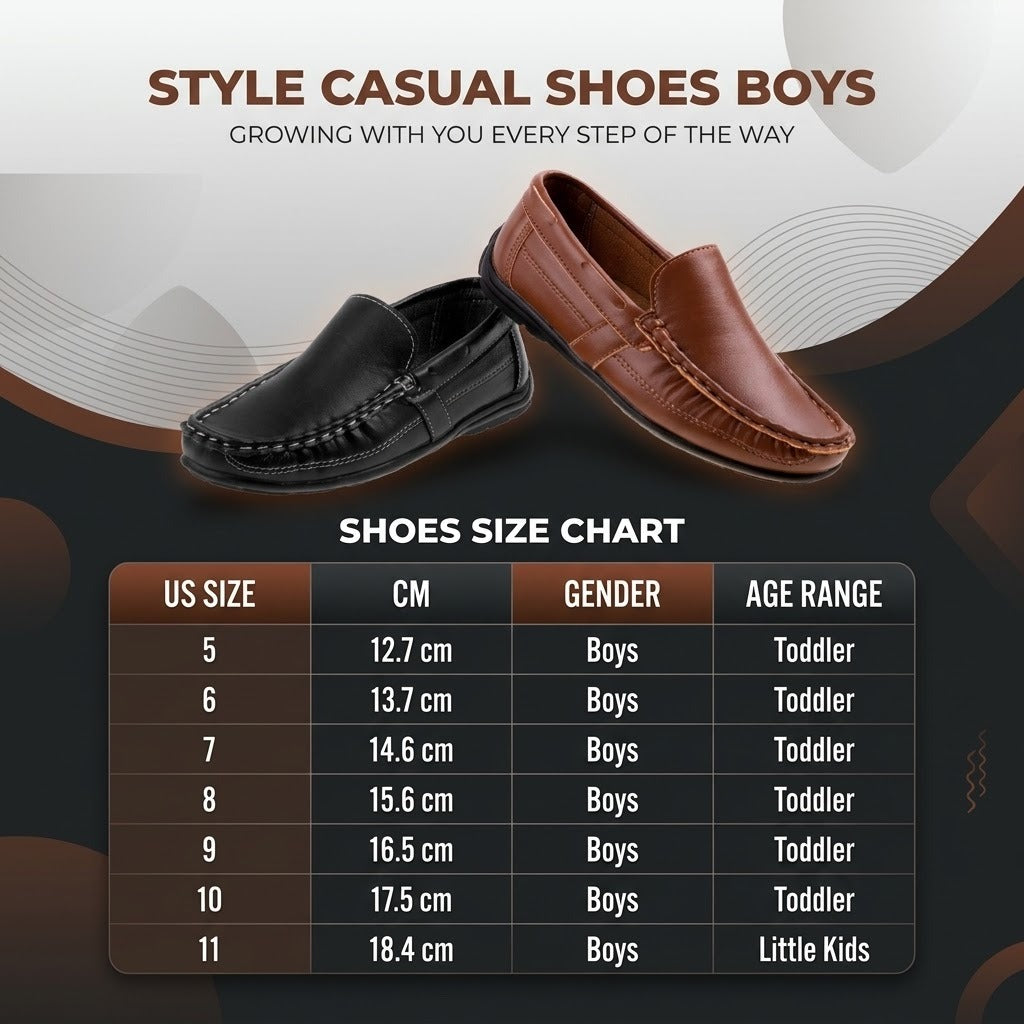 Josmo Boat Style Casual Shoes Boys  SlipOn Everyday Wear Comfort Fit Durable Classic Style (Toddler/Little Kid)