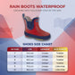 Crayola™ Kids Solid Rain Boots Waterproof Pull On Rubber Boots with Elastic Side Panels (Toddler/Little Kids)