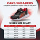 Disney Pixar Cars Sneakers Boys - Two Red Lights Flashing Athletic High-Traction Fast (Toddler Ã¢â‚¬â€œ Little Kid)