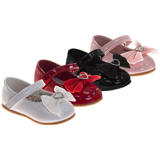 Josmo Dress Shoes Girls  Patent Finish Glossy Formal Special Occasion Infant Support (Infant)