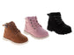 Josmo Construction Boots for Girls' Durable Rugged Work Style (Toddler)