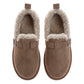 Avalanche Women's Faux Suede Clog Slippers, Plush Faux Fur House Shoes with Non-Slip Sole (Ladies)