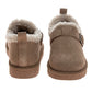 Avalanche Women's Faux Suede Clog Slippers, Plush Faux Fur House Shoes with Non-Slip Sole (Ladies)