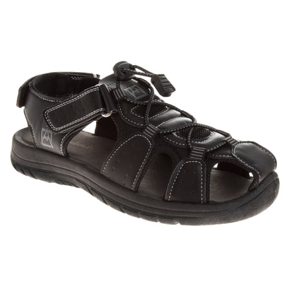 Avalanche Fishermen Sandals Men's  Outdoor Ready Durable Adjustable Straps Comfort Fit WaterFriendly (Adult)