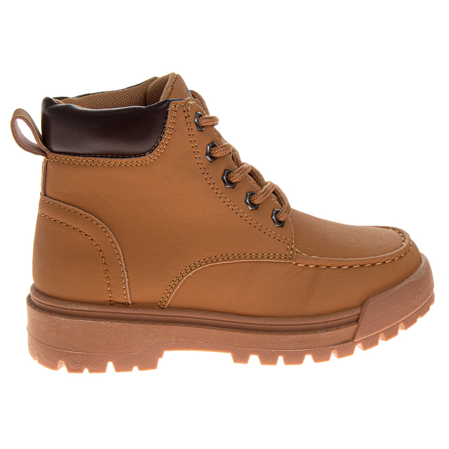 Avalanche Boys' Lace-Up Work Boots Durable Rugged Outdoor Hiking Boots with High-Traction Sole (Little Kid / Big Kid)