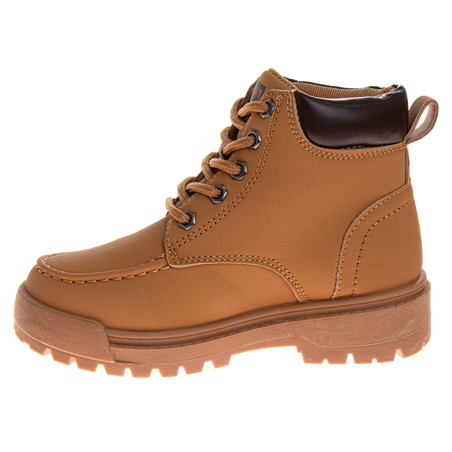 Avalanche Boys' Lace-Up Work Boots Durable Rugged Outdoor Hiking Boots with High-Traction Sole (Little Kid / Big Kid)
