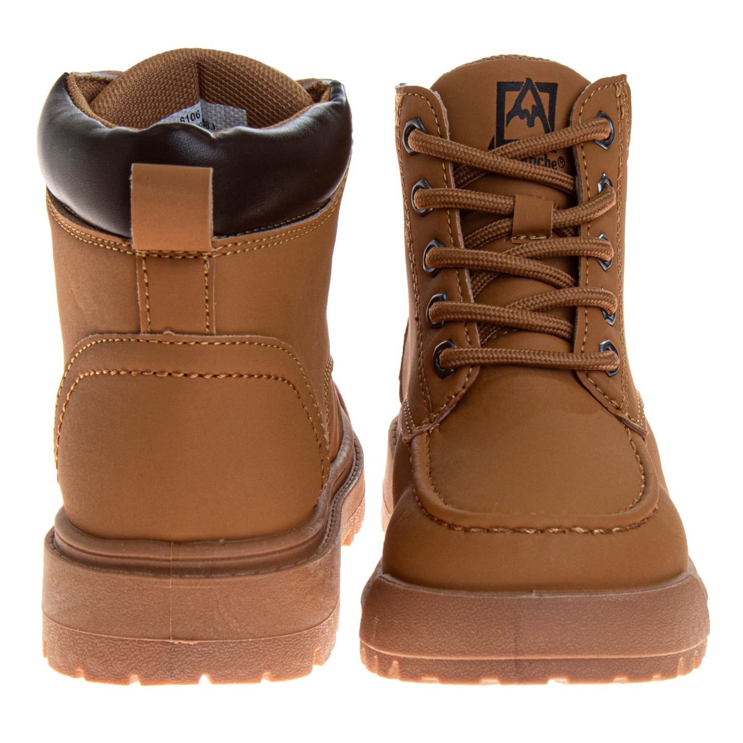 Avalanche Boys' Lace-Up Work Boots Durable Rugged Outdoor Hiking Boots with High-Traction Sole (Little Kid / Big Kid)