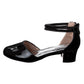 Badgley Mischka Girls Metallic Mary Jane Heel with Pearl & Rhinestone Straps (Little Kidâ€“Big Kid)