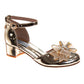 Badgley Mischka Girls Block Heel Dress Shoes with Embellished Bow (Little Kidâ€“Big Kid)