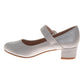 Badgley Mischka Dress Shoes for Girls - Classic Formal Dressy Comfortable Style (Little Kid / Big Kid)