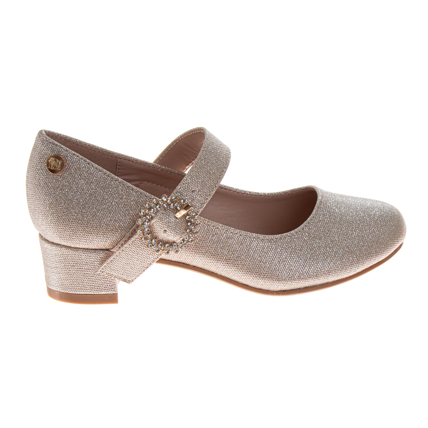 Badgley Mischka Dress Shoes for Girls - Classic Formal Dressy Comfortable Style (Little Kid / Big Kid)