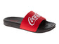 Coca-Cola Men's Classic Logo Slide Sandals, Comfortable Pool, Beach, Shower, and Everyday Slides