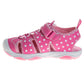 Disney Minnie MoMinnie Mouse LED light up Hook & Loop Girls Toddler Closed Toe Sport Sandals
