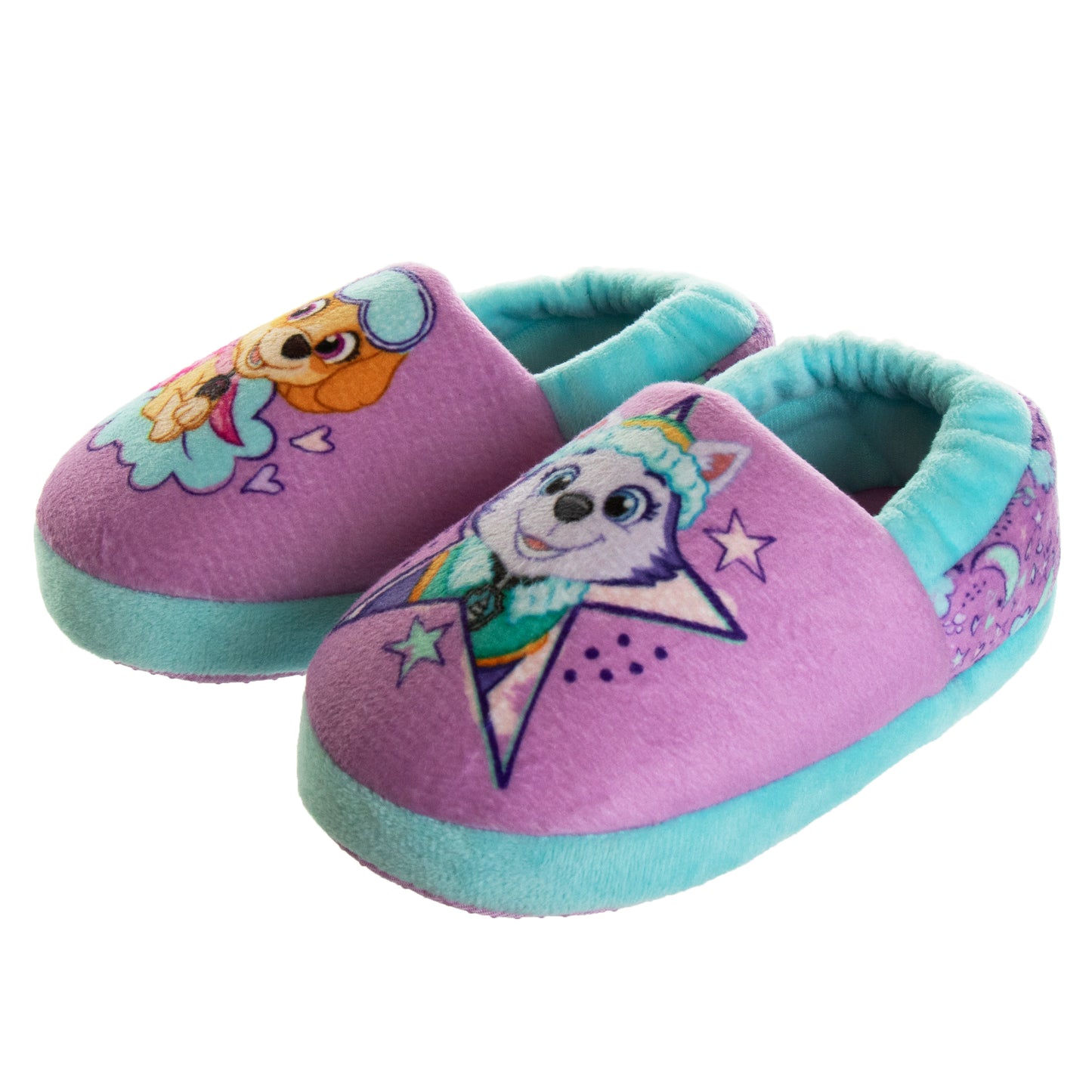 Nickelodeon Paw Patrol Everest and Skye Girls Dual Sizes Slippers