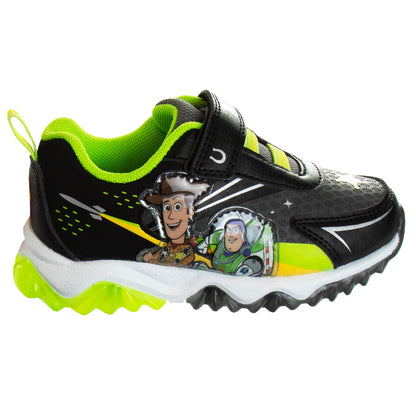 Disney Pixar Toy Story Light-Up Sneakers Boys - Flashing Athletic Running Active Wear Durable Tread (Toddler/Little Kid)