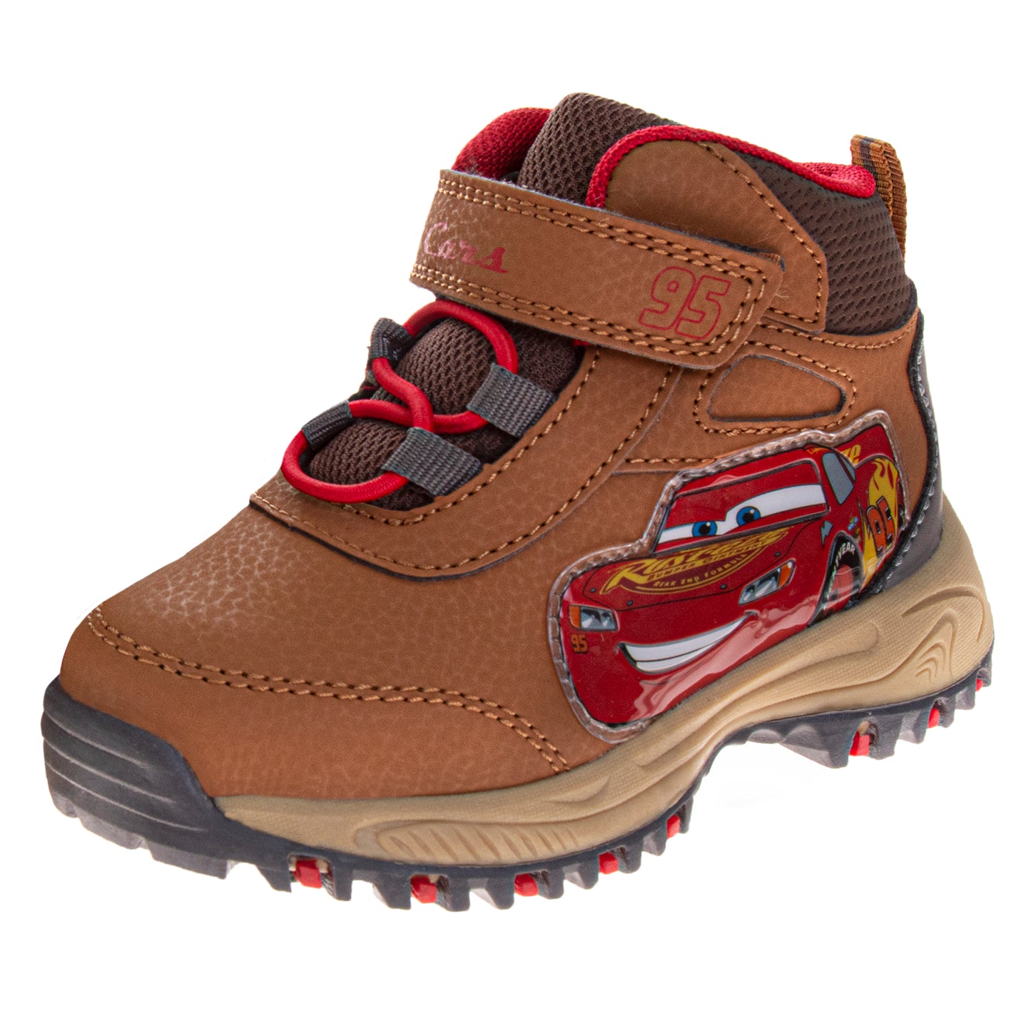 Disney Pixar Cars Lightning McQueen Boys' Casual Boots - Stylish, Comfortable, and Fun Footwear (Toddler – Little Kid)