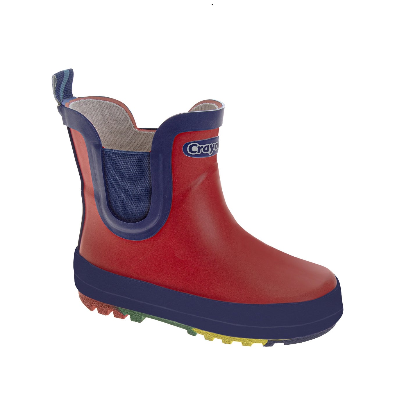 Crayola™ Kids Solid Rain Boots Waterproof Pull On Rubber Boots with Elastic Side Panels (Toddler/Little Kids)