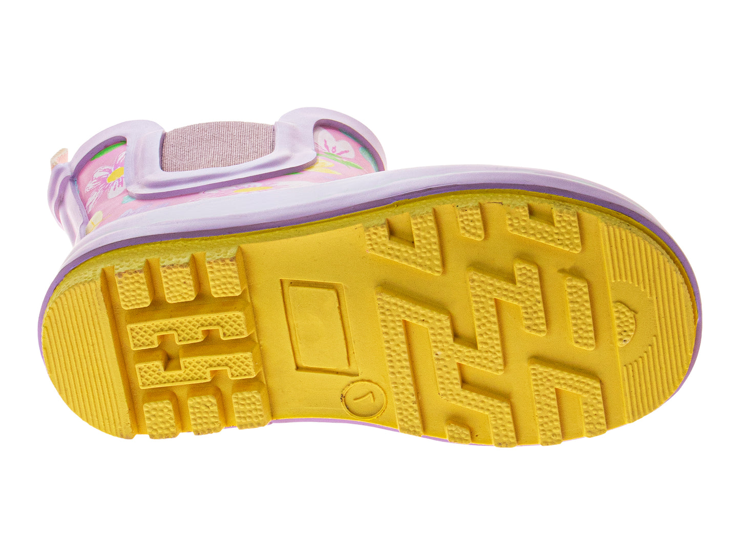 CrayolaÃ¢â€žÂ¢ Girls Floral Rain Boots Ã¢â‚¬â€œ Waterproof Slip-On Rubber Boots with Easy Pull Tabs (Toddler/Little Kids)