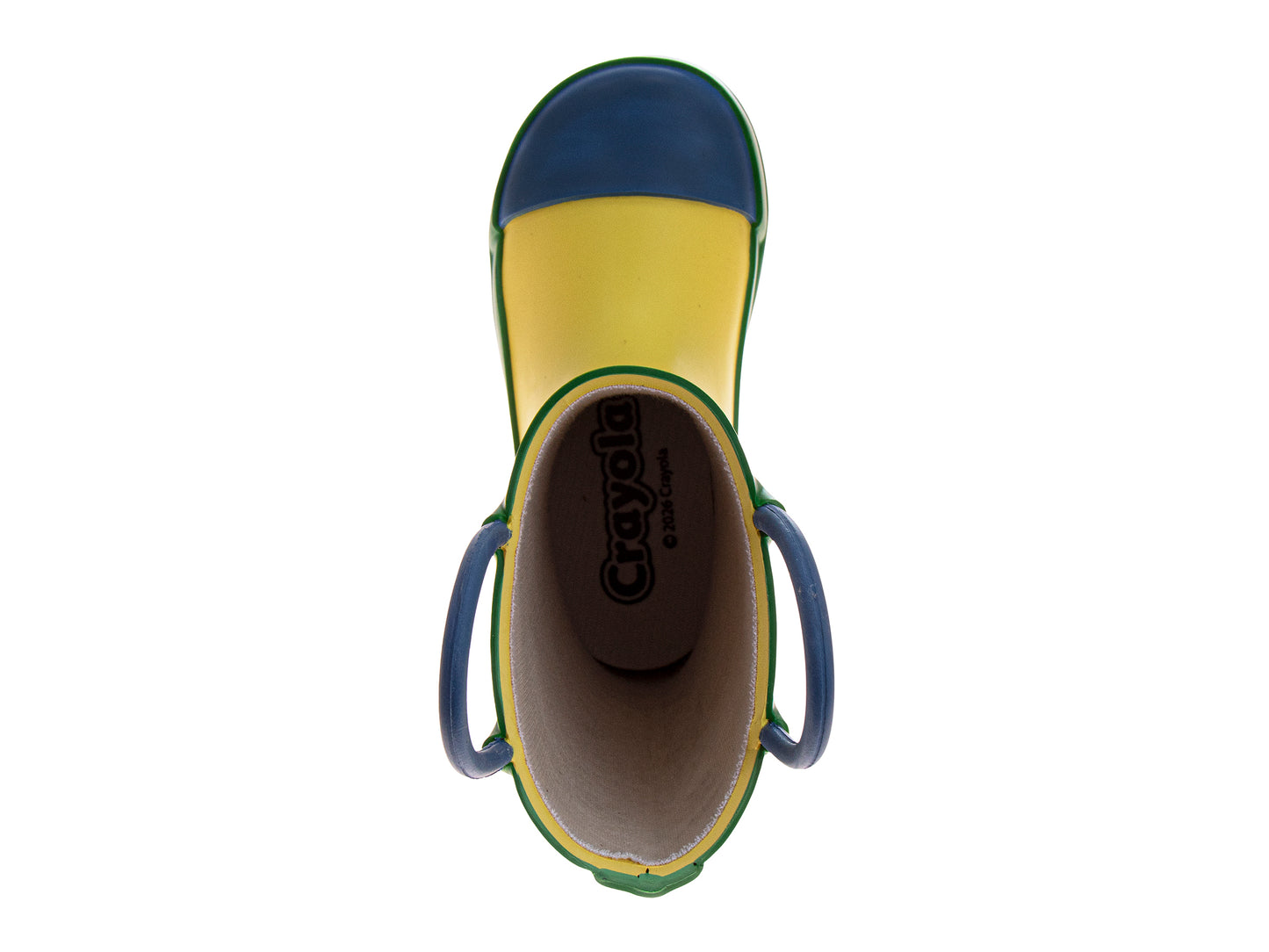 Crayola™ Kids Rain Boots with Easy Pull Handles Waterproof Rubber Boots (Toddler/Little Kids)