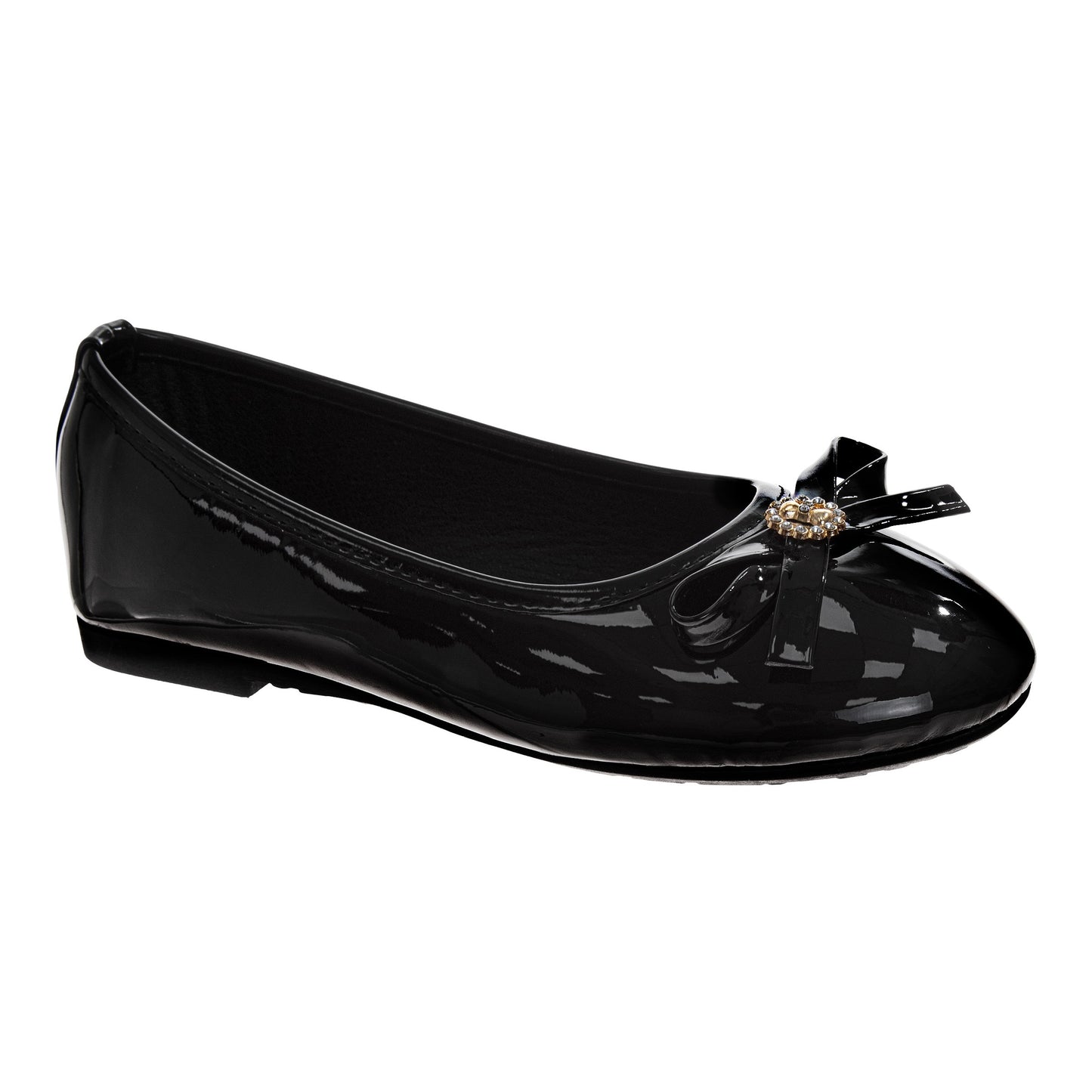Kensie Girl Ballet Flats â€“ Girls Bow Dress Shoes with Classic Slip-On Style (Litte Kid/Big Kid)