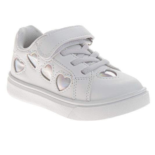 Kensie Girl LaceUp Casual Sneakers Stylish Star Detail and Comfortable Fit (Little Kid / Big Kid)