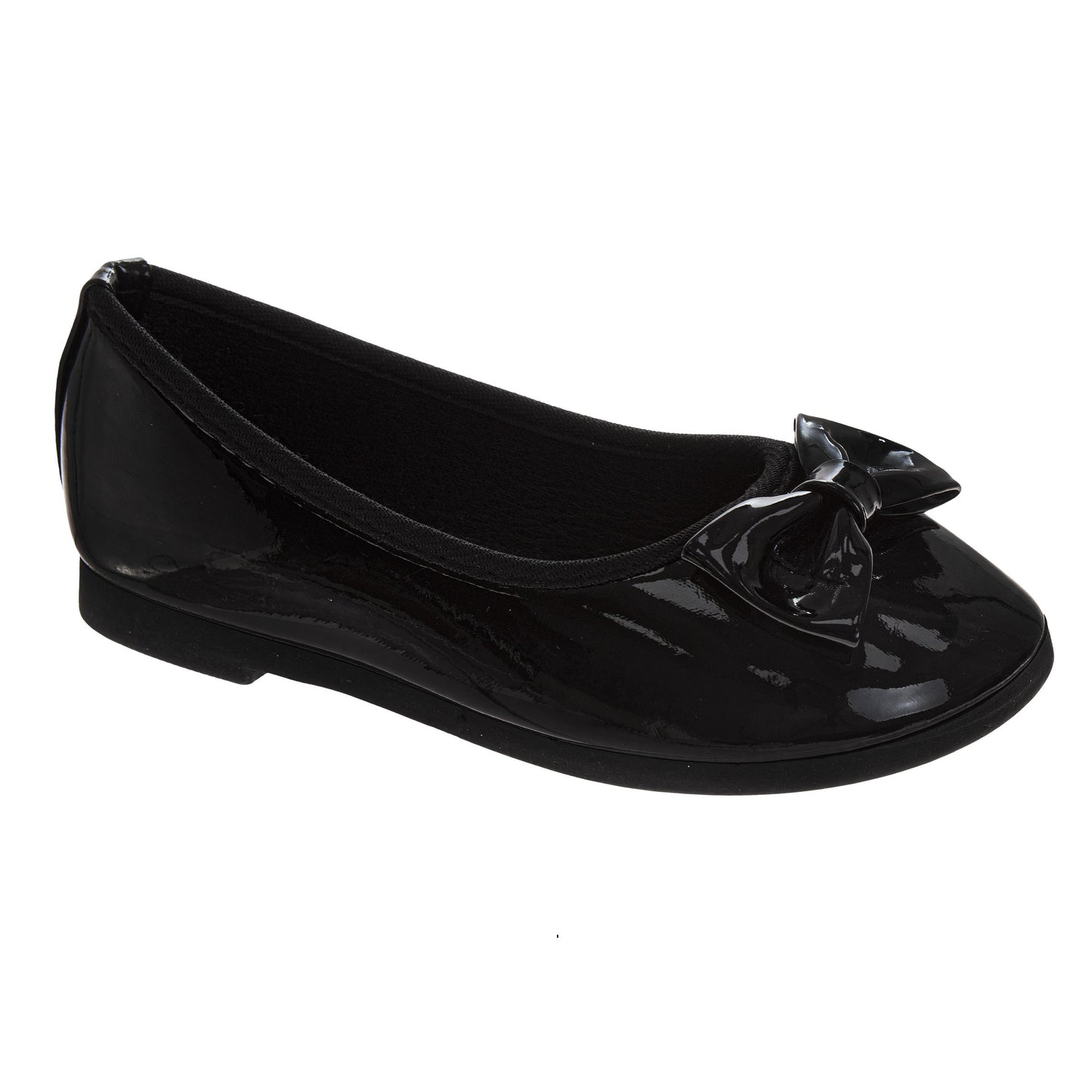 Laura Ashley Mary Jane Flats Ã¢â‚¬â€œ Girls Bow Dress Shoes with Strap Closure  (Toddler)