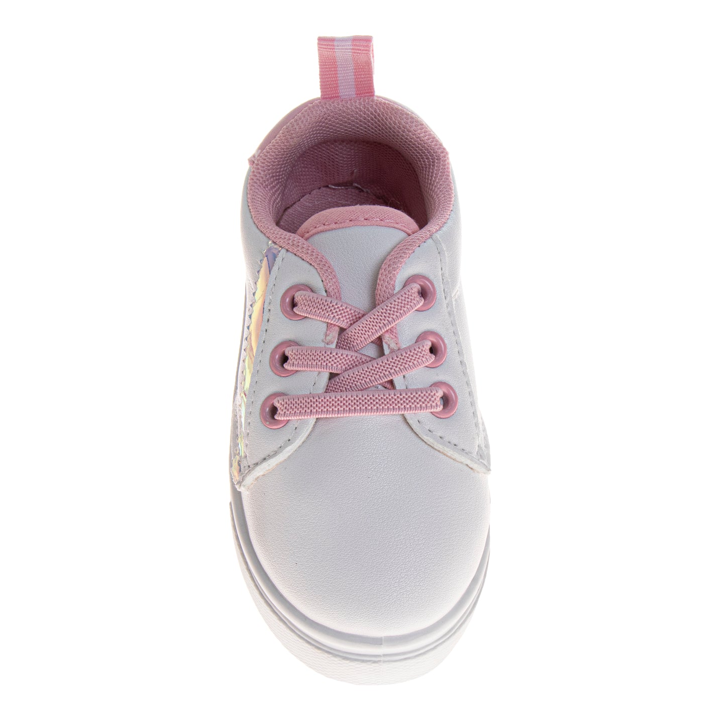 Laura Ashley Fashion Sneakers Ã¢â‚¬â€œ Girls Hook-and-Loop Star Casual Shoes with Rainbow Charm Detail (Toddler) (Copy)