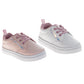 Laura Ashley Fashion Sneakers Ã¢â‚¬â€œ Girls Hook-and-Loop Star Casual Shoes with Rainbow Charm Detail (Toddler) (Copy)
