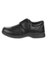 Josmo Boys' Hook & Loop School Shoes Uniform Dress Shoes with Easy Velcro Closure, Lightweight & Durable (Toddler/Little Kid)
